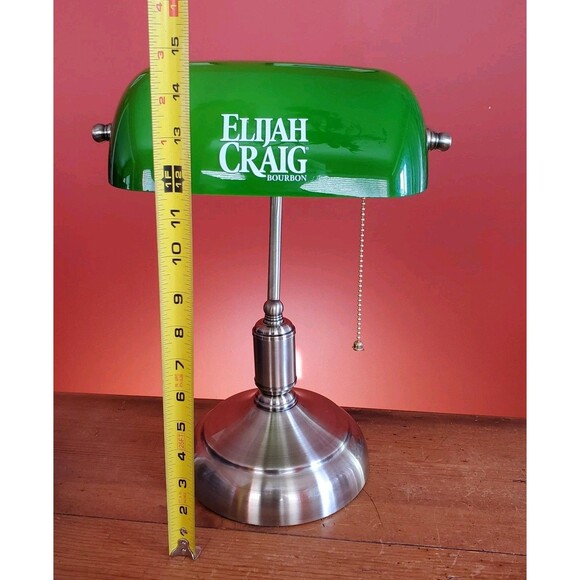 Elijah Craig Bourbon Bankers Light Man Cave Merchandise Bar Tavern Light NIB - Picture 5 of 11